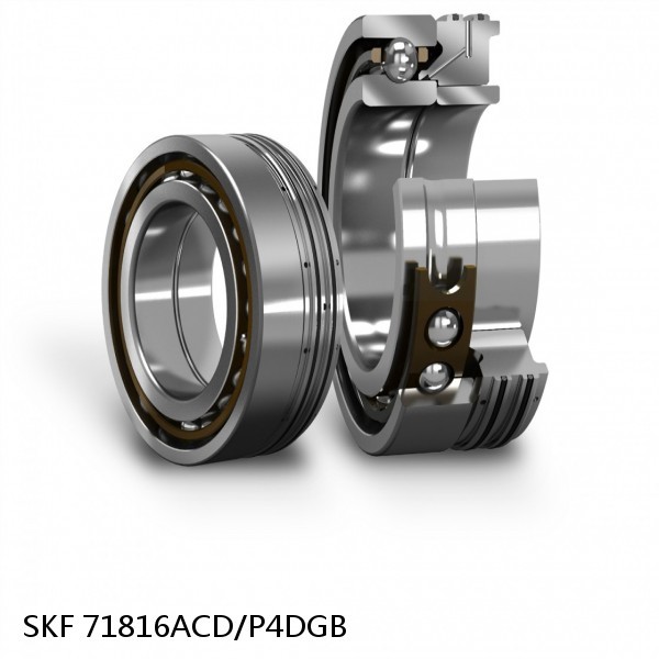 71816ACD/P4DGB SKF Super Precision,Super Precision Bearings,Super Precision Angular Contact,71800 Series,25 Degree Contact Angle #1 small image