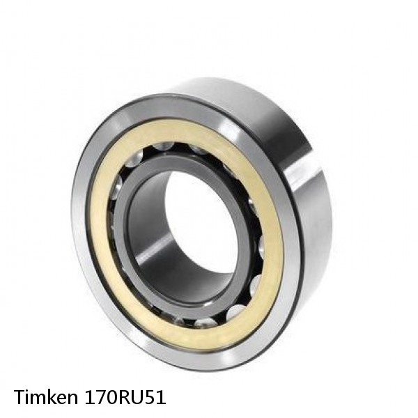 170RU51 Timken Cylindrical Roller Radial Bearing #1 small image