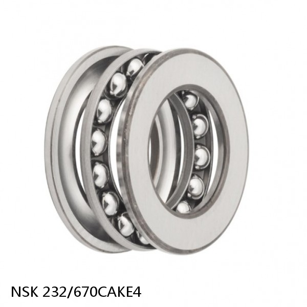 232/670CAKE4 NSK Spherical Roller Bearing #1 image