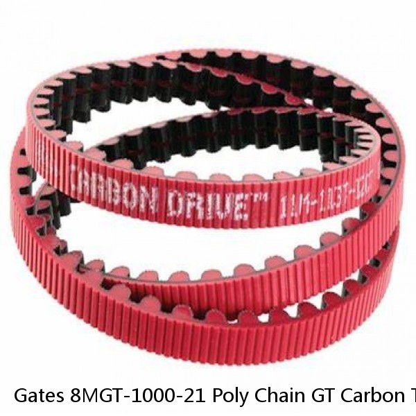 Gates 8MGT-1000-21 Poly Chain GT Carbon Transmission Belt #1 image