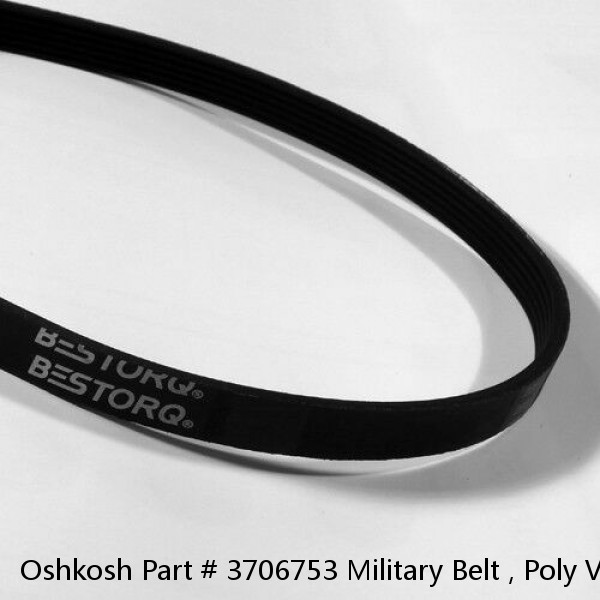 Oshkosh Part # 3706753 Military Belt , Poly Vee,8 Grv ,88 . 0 #1 image